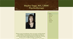 Desktop Screenshot of hayleytapp.com